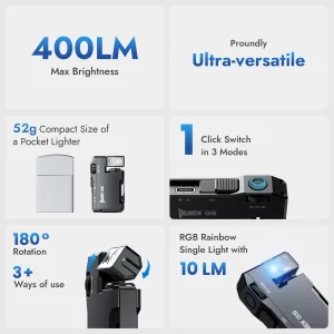 WUBEN G5 Rechargeable EDC Flashlight